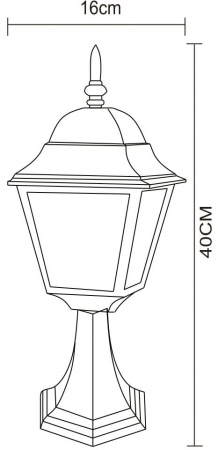 Arte Lamp A1014FN-1BK