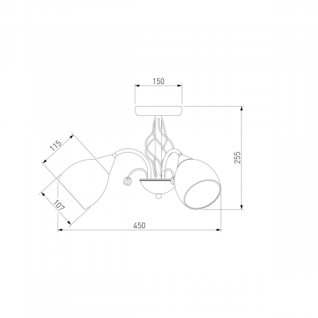 Eurosvet 30026/3 античная бронза