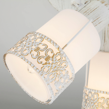 Eurosvet 20026/3 белый с золотом