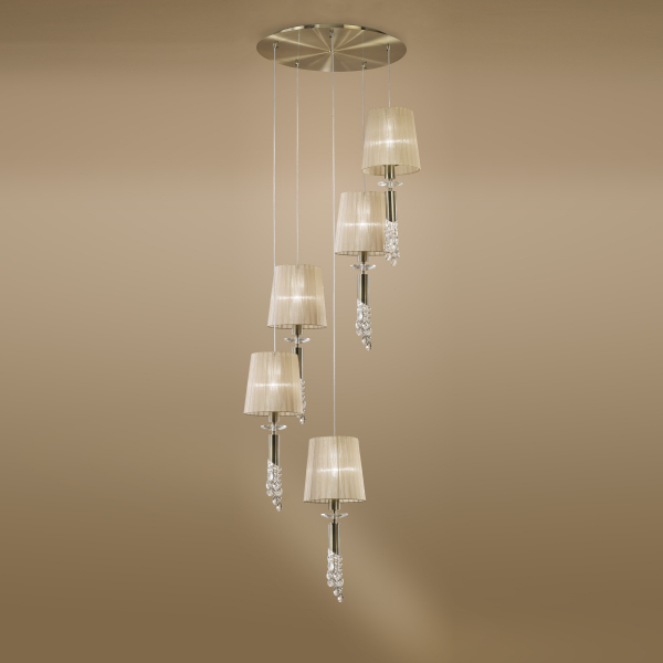 Подвесная люстра Mantra Tiffany Bronze 3877