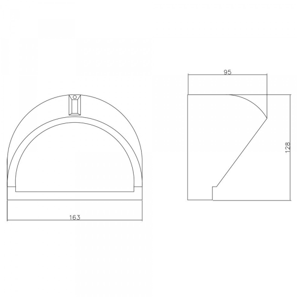 Уличный светильник Arte Lamp Urban A2801AL-1GY