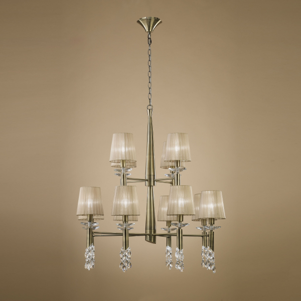 Подвесная люстра Mantra Tiffany Bronze 3870