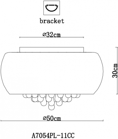 Arte Lamp A7054PL-11CC