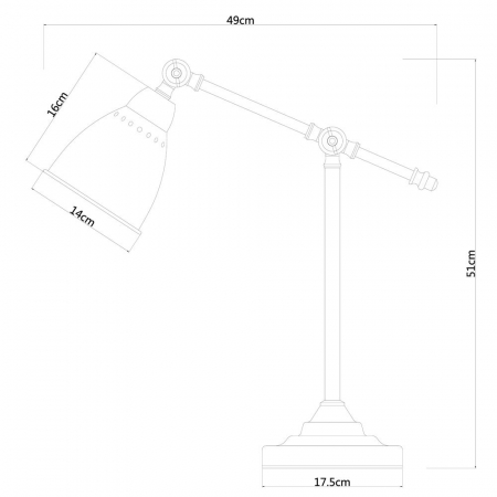 Arte Lamp A2054LT-1AB