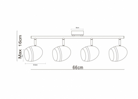 Arte Lamp A6701PL-4CC