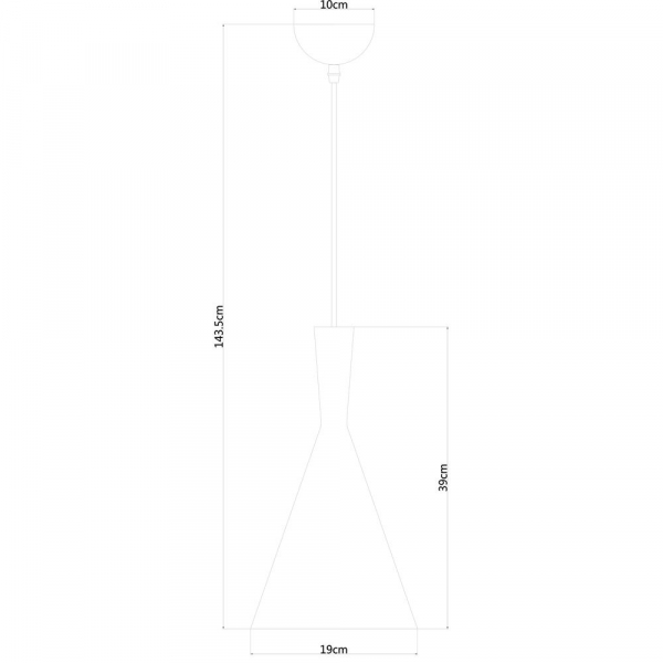 Подвесной светильник Arte Lamp Cappello A3408SP-1WH