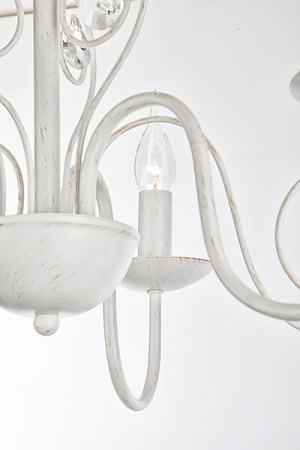 Eurosvet 60018/3 белый с золотом