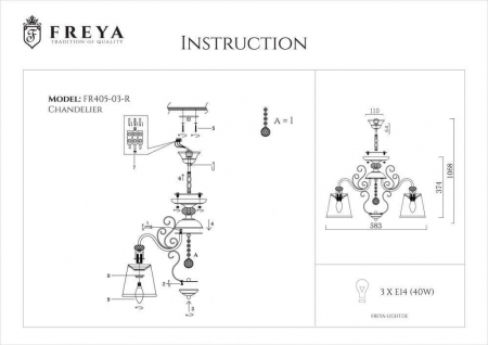 Freya FR2405-PL-03-BZ