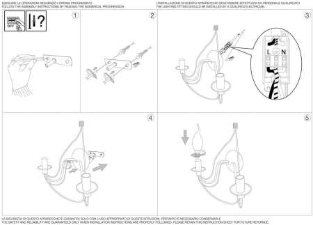 Ideal lux Corte AP2 BIanco Antico