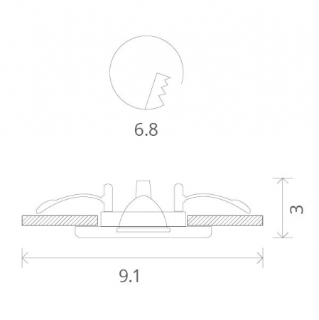 Arte Lamp A2024PL-1WH