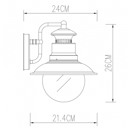 Arte Lamp A1523AL-1BN