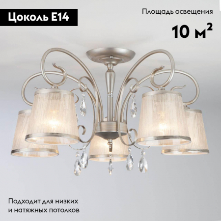 Eurosvet 60065/5 серебро