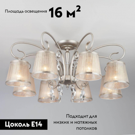 Eurosvet 60065/8 серебро