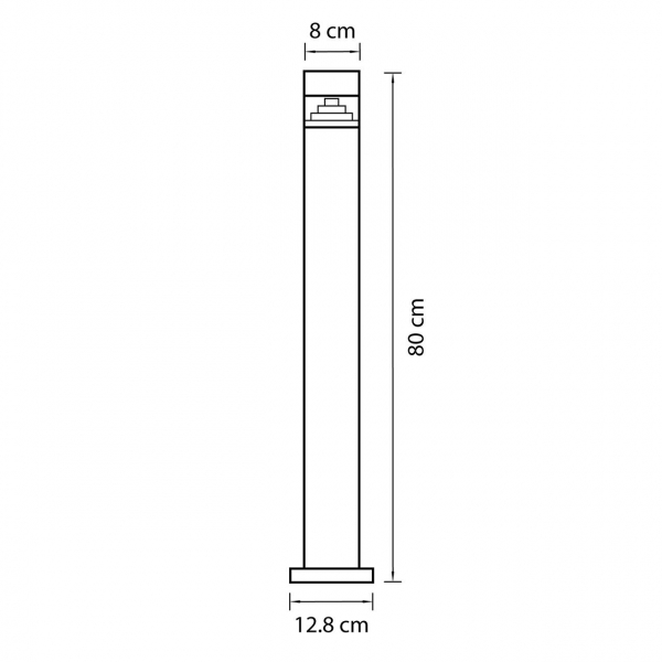 Уличный светодиодный светильник Lightstar Raggio 377707