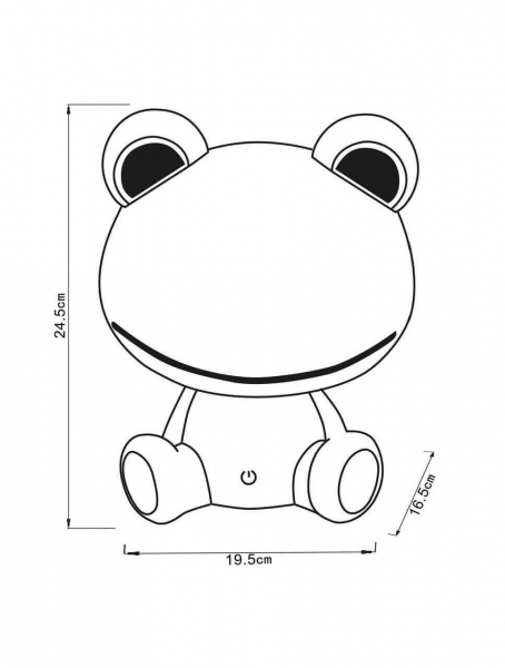 Настольная лампа Lucide Dodo Frog 71592/03/85