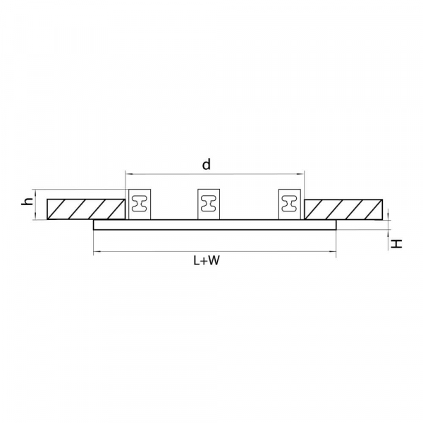 Рамка Lightstar Domino Round 214696