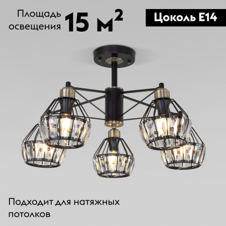 Eurosvet 70075/5 черный