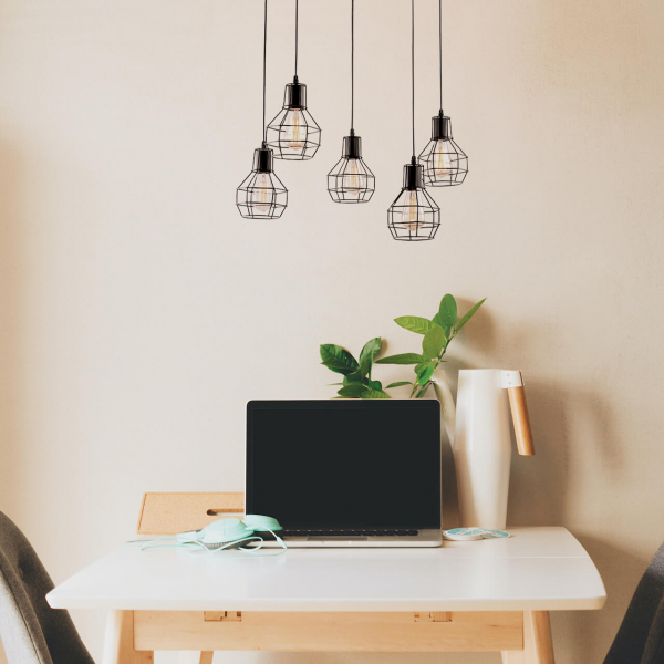 Подвесная люстра Arte Lamp A1109SP-5BK