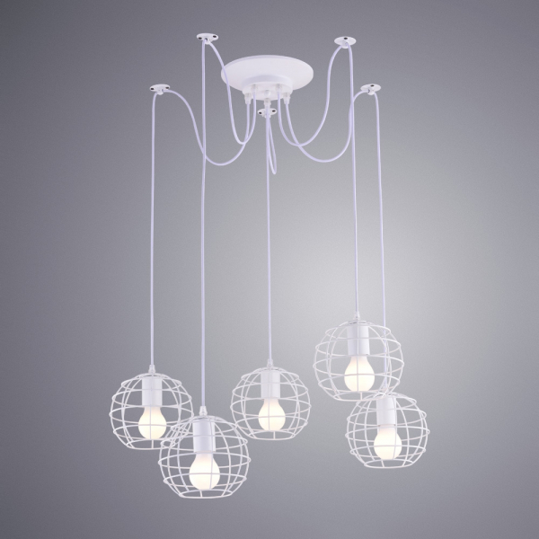 Подвесная люстра Arte Lamp A1110SP-5WH