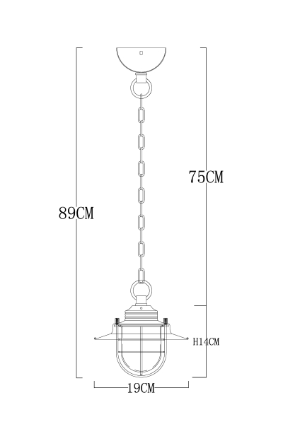 Подвесной светильник Arte Lamp A4579SP-1AB