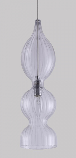 Подвесной светильник Crystal Lux Iris SP1 B Transparent