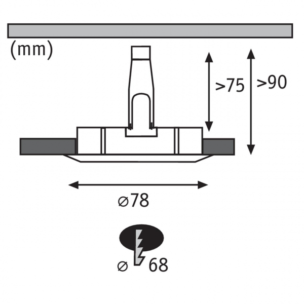 Встраиваемый светильник Paulmann Nova 93634