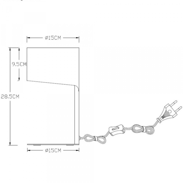 Настольная лампа Lucide Knulle 45504/01/30