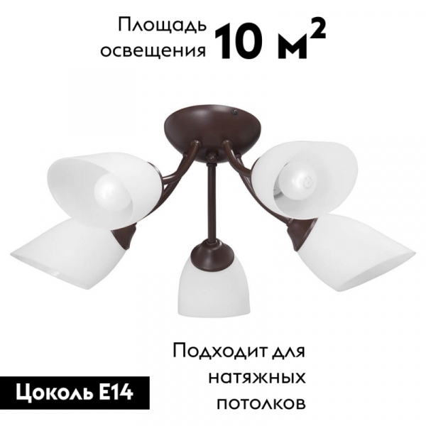 Потолочная люстра Vitaluce V3404/5PL