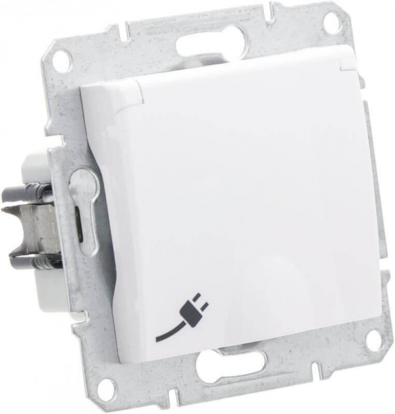 Розетка Schneider Electric Sedna с/з со шторками 16A 250V SDN3009121 Розетка Schneider Electric Sedna с/з со шторками 16A 250V SDN3009121
