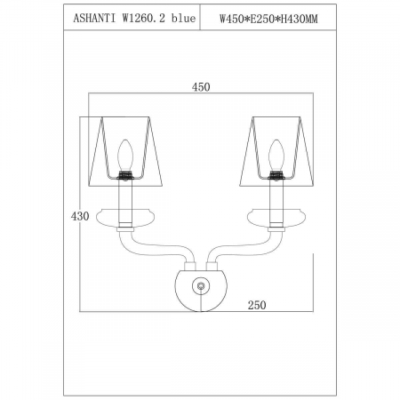Lucia Tucci Ashanti W1260.2 blue