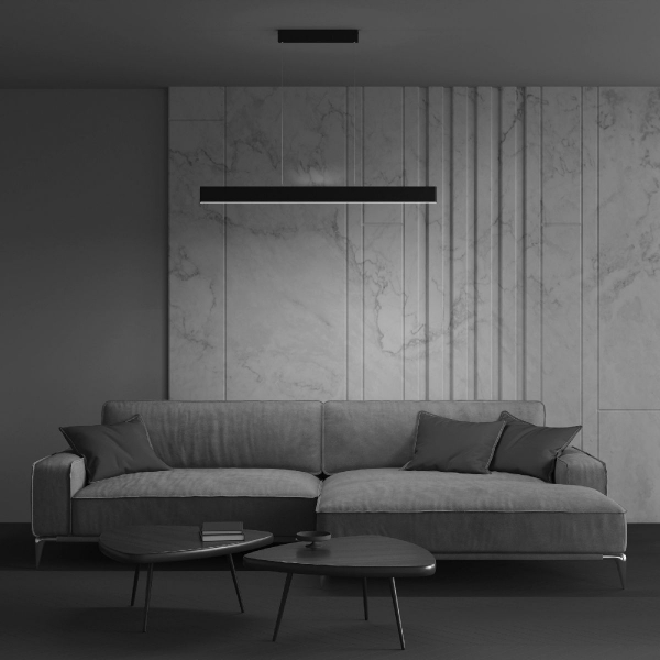 Подвесной светодиодный светильник Maytoni Step P010PL-L30B