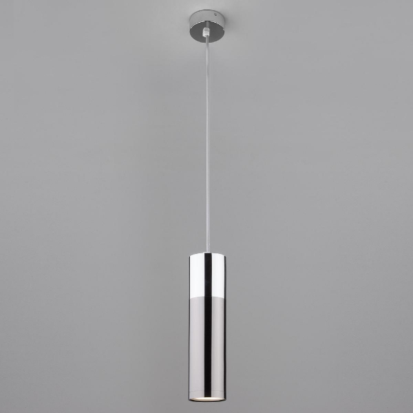Подвесной светильник Eurosvet Double Topper 50135/1 LED хром/черный жемчуг