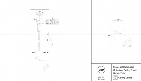 Maytoni Outlet C019CW-01W