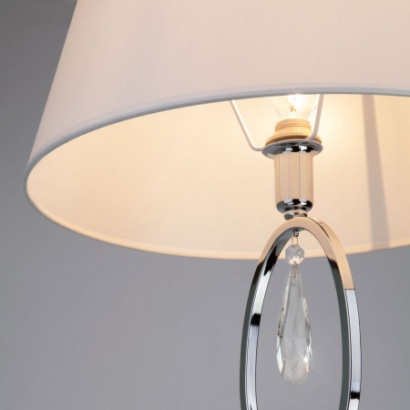 Eurosvet 01056/1 хром/прозрачный хрусталь Strotskis