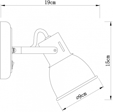 Arte Lamp A1677AP-1GY