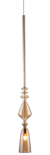 Подвесной светильник Crystal Lux Lux New SP1 B Amber