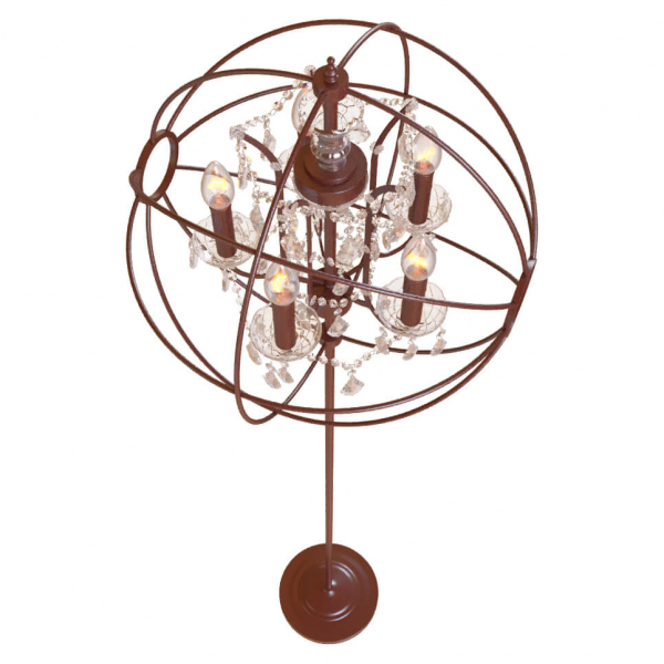 Торшер LOFT IT Foucaults orb crystal Loft1897FT