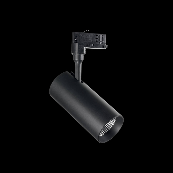 Трековый светодиодный светильник Ideal Lux Smile 20W Cri90 36 3000K Black 189840