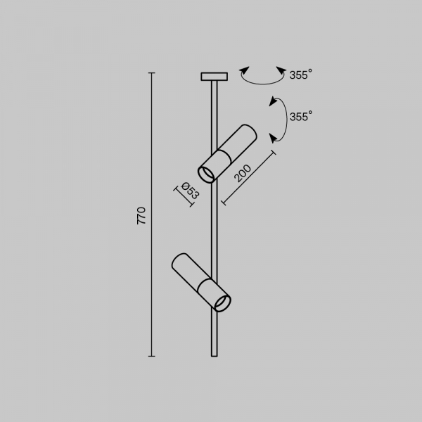 Подвесной светильник Maytoni Elti C021CL-02B