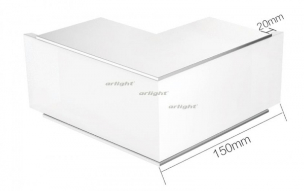 Угол Arlight S2-LINE-10570-L90W внешний 021269