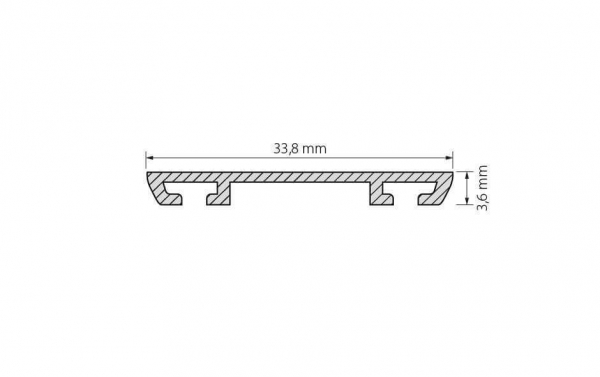 Профиль-держатель Arlight PHS-A-BASE-H3.6-2000 ANOD 019862