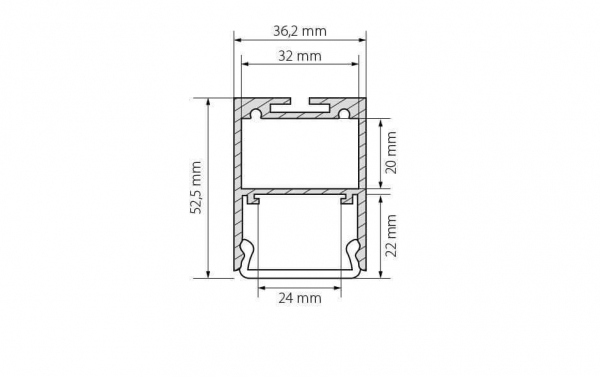 Профиль Arlight ARH-LINE-3750A-2000 ANOD 019615