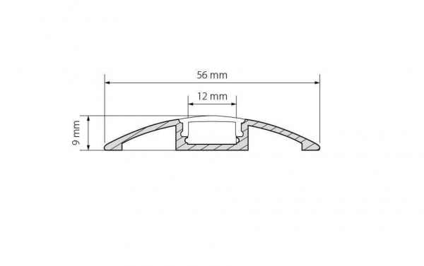 Профиль Arlight ARH-FLAT-2000 ANOD 016149