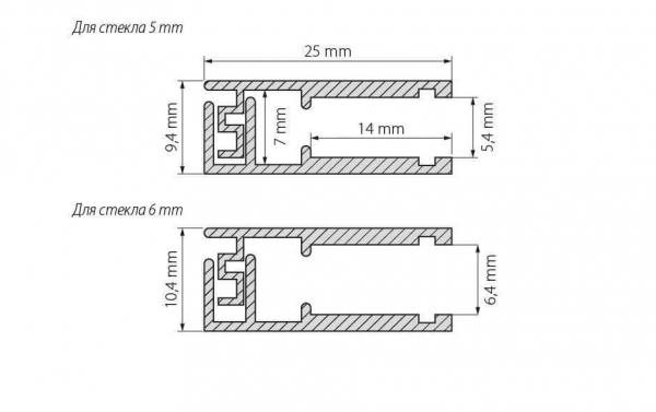 Профиль Arlight KLUS-GLASS-56-2000 ANOD 019193