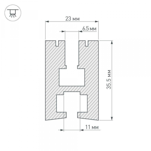 Профиль Arlight EX-2000 013208