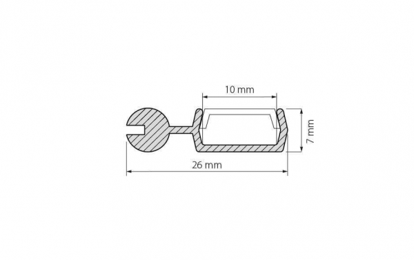 Профиль Arlight POLI-2000 ANOD 021738