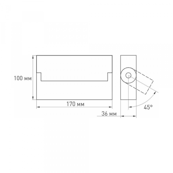 Накладной светильник Arlight SP-LOFT-SURFACE-S170-10W Day4000 026213
