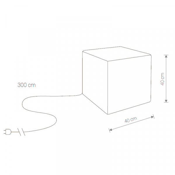 Уличный светильник Nowodvorski Cumulus Cube 8966