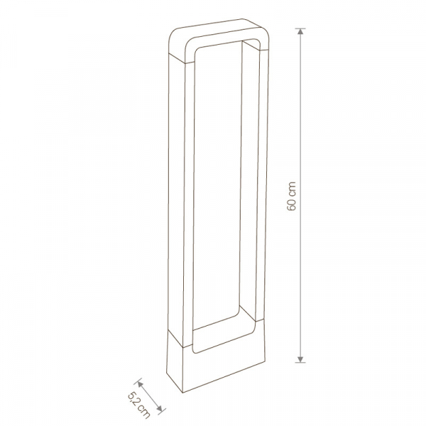 Уличный светодиодный светильник Nowodvorski Thika Led 9118