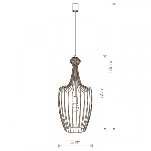 Подвесной светильник Nowodvorski Luksor 8847
